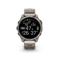 Garmin Fenix 8 47mm AMOLED Sapphire Titanium Vented Bracelet 010-02904-40 - Michael Jones Jeweller