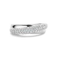 Ti Sento Cubic Zirconia Two Strand Ring - Michael Jones Jeweller