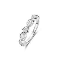 Ti Sento Cubic Zirconia Multi Shape Ring 12362ZI (54) - Michael Jones Jeweller