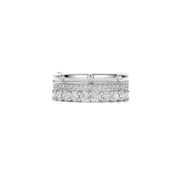 Ti Sento Cubic Zirconia Multi Row Ring 12397ZI (58) - Michael Jones Jeweller