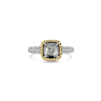 Ti Sento Yellow Gold Plated Grey Crystal and Cubic Zirconia Ring 12399GG (54) - Michael Jones Jeweller
