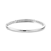 Ti Sento Cubic Zirconia Bar Bangle 23044ZI - Michael Jones Jeweller