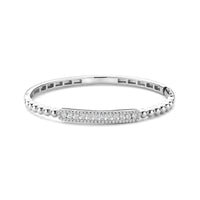 Ti Sento Cubic Zirconia Bar Bangle 23044ZI - Michael Jones Jeweller