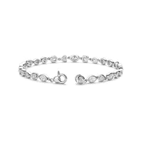 Ti Sento Cubic Zirconia Multi Shape Bracelet 23062ZI - Michael Jones Jeweller