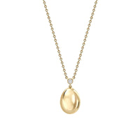 Fabergé Essence 18ct Yellow Gold Petite Egg Pendant - Michael Jones Jeweller