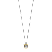 Ti Sento Yellow Gold Plated Grey Crystal and Cubic Zirconia Necklace 34111GG - Michael Jones Jeweller