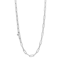 Ti Sento Silver Oval Link Chain 3947ZI/80 - Michael Jones Jeweller