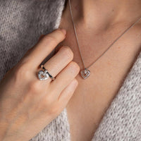 Clogau Cariad® Sterling Silver Sparkle Pendant with Topaz 3SCRS0193 - Michael Jones Jeweller