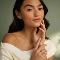 Clogau Past Present Future® Sterling Silver Pendant with Topaz 3SPPFP - Michael Jones Jeweller