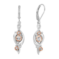 Clogau Pistyll Rhaeadr White Topaz Drop Earrings 3SSWF0343 - Michael Jones Jeweller