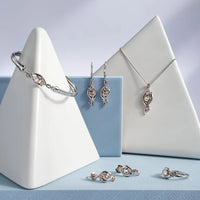 Clogau Pistyll Rhaeadr White Topaz Bangle 3SSWF0347 - Michael Jones Jeweller