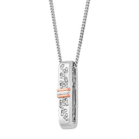 Clogau Cariad® Sterling Silver Sparkle Drop Pendant with Topaz 3SCCBP01 - Michael Jones Jeweller