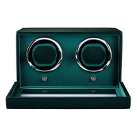 WOLF Cub Double Green Watch Winder with Cover - ONLINE EXCLUSIVE - Michael Jones Jeweller