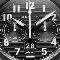 Zenith Pilot Big Date Flyback 42.5mm Automatic Watch 49.4000.3652/21.I001 - Michael Jones Jeweller