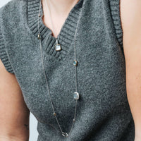 Ti Sento Yellow Gold Plated Grey Crystal Pendant 6829BL - Michael Jones Jeweller