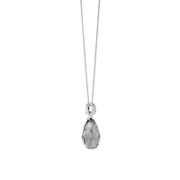 Ti Sento Grey Crystal and Cubic Zirconia Teardrop Pendant 6849GG - Michael Jones Jeweller
