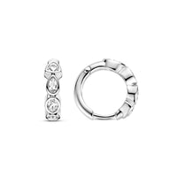 Ti Sento Cubic Zirconia Multi Shape Hoop Earrings 78002ZI - Michael Jones Jeweller