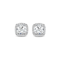 Ti Sento Cubic Zirconia Cluster Stud Earrings 78029ZI