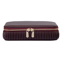 WOLF Bella Bordeaux Zip Case - Michael Jones Jeweller