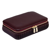 WOLF Bella Bordeaux Zip Case - Michael Jones Jeweller