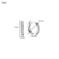 Ti Sento Cubic Zirconia Mini Hoop Earrings 7954ZI