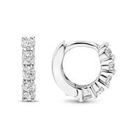 Ti Sento Cubic Zirconia Mini 10mm Huggy Hoop Earrings - Michael Jones Jeweller