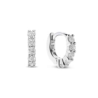 Ti Sento Cubic Zirconia Mini 10mm Huggy Hoop Earrings - Michael Jones Jeweller