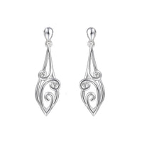 Sterling Silver Waves Earrings - Michael Jones Jeweller