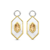 Ti Sento Nude Geometric Ear Charms 9271MW - Michael Jones Jeweller
