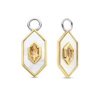 Ti Sento Nude Geometric Ear Charms 9271MW - Michael Jones Jeweller