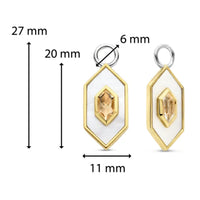 Ti Sento Nude Geometric Ear Charms 9271MW - Michael Jones Jeweller