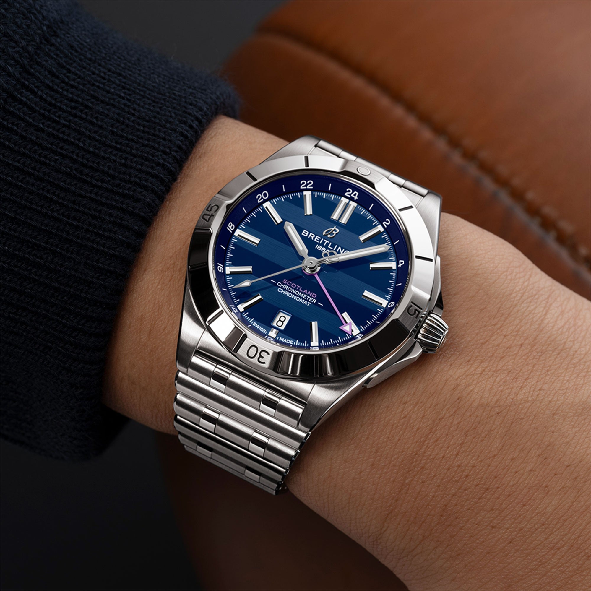 Breitling Chronomat GMT Six Nations Scotland 40mm Automatic Watch