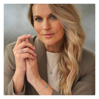 Clogau Royal Clogau® Sterling Silver Gateways Ring with Swiss Blue Topaz - Michael Jones Jeweller