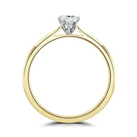Brown & Newirth 0.25ct Diamond 9ct Yellow Gold Delphine Solitaire Ring - Michael Jones Jeweller