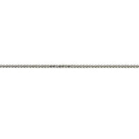 18ct White Gold 18 Inch Filed Spiga Link Chain - Michael Jones Jeweller