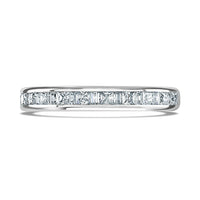 Diamond Princess and Baguette 0.50ct Platinum Wedding Ring - Michael Jones Jeweller