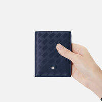 Montblanc Leather - Extreme 3.0 Compact Wallet 6CC Ink Blue - Michael Jones Jeweller