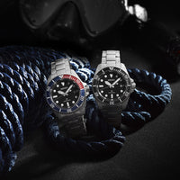 Seiko Prospex ‘Pure Black’ Diver 41mm Solar Watch SNE597 - Michael Jones Jeweller