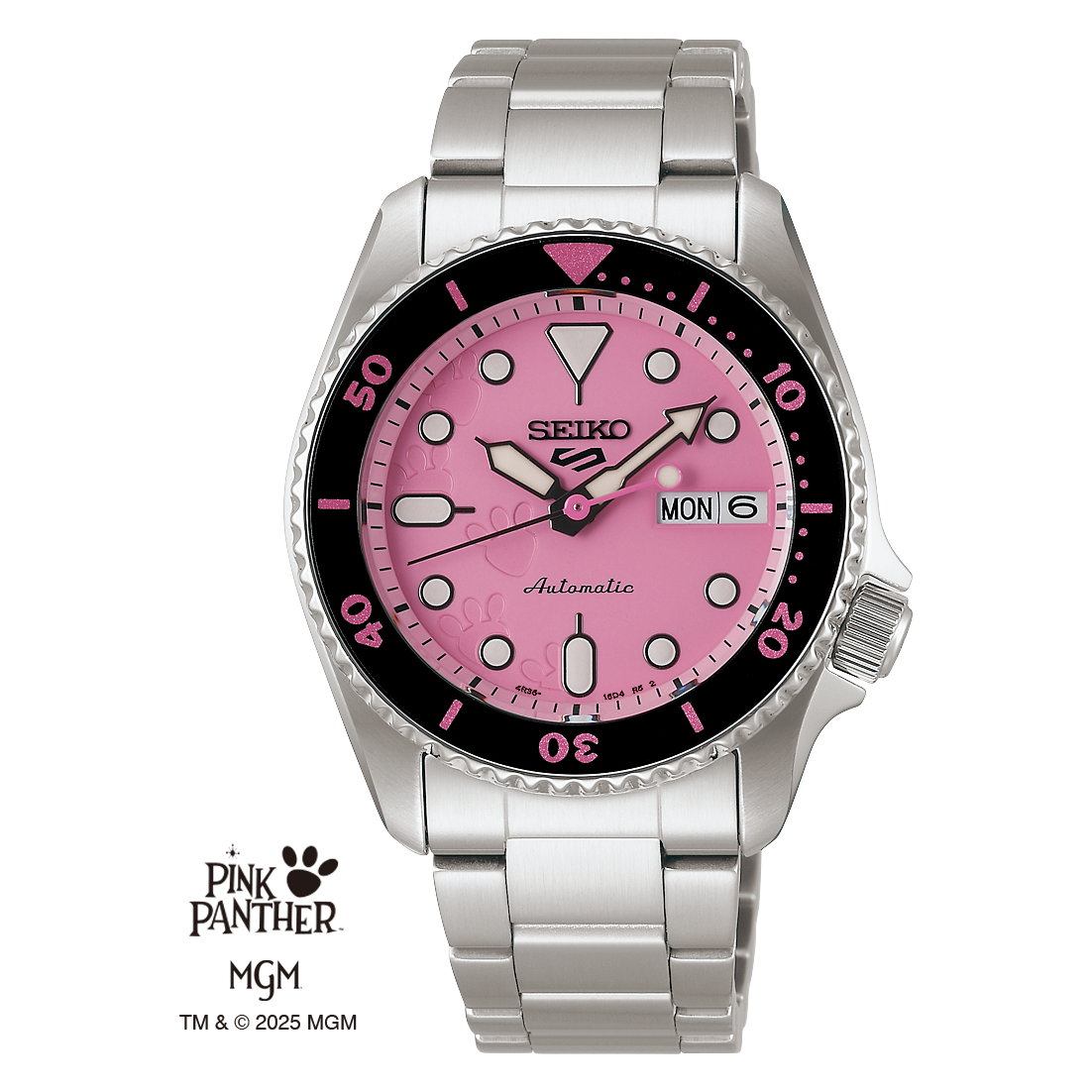 Seiko 5 Sports x Pink Panther LIMITED EDITION Automatic Watch