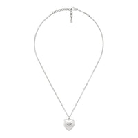 Gucci Blind For Love Silver Heart 50cm Necklace - Michael Jones Jeweller