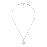 Gucci Blind For Love Silver Heart 50cm Necklace - Michael Jones Jeweller