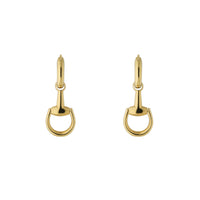 Gucci Horsebit 18ct Yellow Gold Drop Earrings - Michael Jones Jeweller