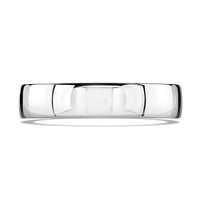 5mm Contemporary Court Palladium 500 Wedding Ring by Brown & Newirth - Michael Jones Jeweller