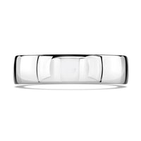 6mm Contemporary Court Palladium 500 Wedding Ring by Brown & Newirth - Michael Jones Jeweller