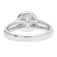 Pre-Owned Diamond 0.40ct Platinum Cluster Ring - Michael Jones Jeweller