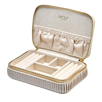WOLF Bella Bone Zip Case - Michael Jones Jeweller