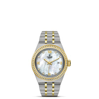 TUDOR Royal 28mm Yellow Gold and Steel Diamond Automatic Watch M28323-0001 - Michael Jones Jeweller