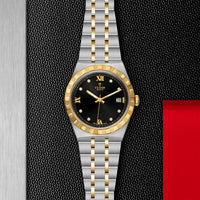 TUDOR Royal 38mm Yellow Gold and Steel Diamond Automatic Watch M28503-0004 - Michael Jones Jeweller