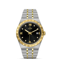 TUDOR Royal 38mm Yellow Gold and Steel Diamond Automatic Watch M28503-0004 - Michael Jones Jeweller