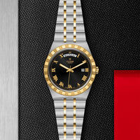 TUDOR Royal 41mm Yellow Gold and Steel Day Date Automatic Watch M28603-0003 - Michael Jones Jeweller